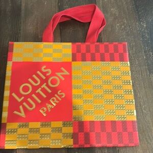 A Louis Vuitton bag empty